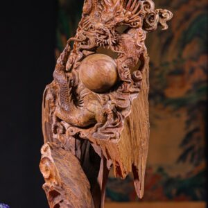 Nhất Long Vờn Ngọc Gỗ Thuỷ Tùng
