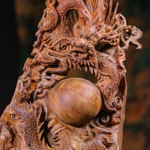 Nhất Long Vờn Ngọc Gỗ Thuỷ Tùng