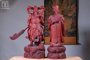 Khổng Minh Gia Cát Lượng Gỗ Tử Đàn