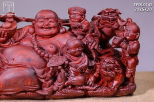 Di Lạc Ngũ Tiểu Tam Nghê Gỗ Tử Đàn