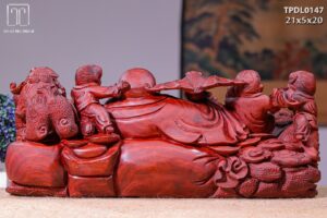 Di Lạc Ngũ Tiểu Tam Nghê Gỗ Tử Đàn