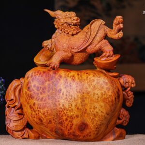 Tỳ Hưu Trấn Bao Tiền Gỗ Nu Hương