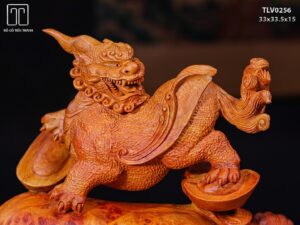 Tỳ Hưu Trấn Bao Tiền Gỗ Nu Hương
