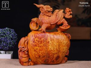 Tỳ Hưu Trấn Bao Tiền Gỗ Nu Hương