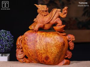 Tỳ Hưu Trấn Bao Tiền Gỗ Nu Hương