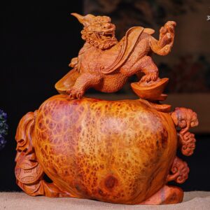 Tỳ Hưu Trấn Bao Tiền Gỗ Nu Hương