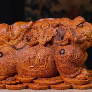 Thiềm Thừ Tài Lộc Gỗ Hương