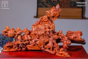 Di Lạc Vác Cành Sen Cửu Tiểu Gỗ Sưa