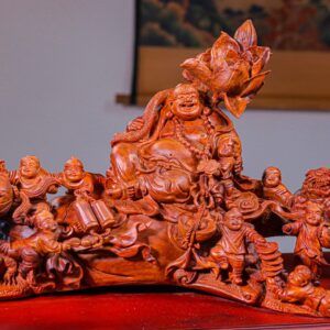 Di Lạc Vác Cành Sen Cửu Tiểu Gỗ Sưa