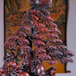 Di Lạc Ngũ Tiểu Đứng Tùng Gỗ Trắc