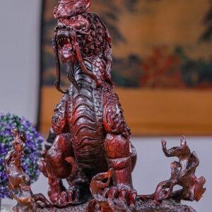 Hoả Kỳ Lân Gỗ Trắc Đỏ Đen
