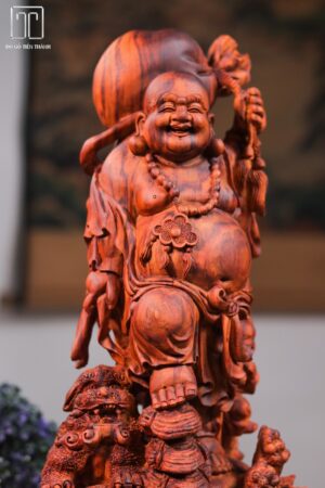 Di Lạc Nhất Nghê Vác Bao Tiền Gỗ Sưa