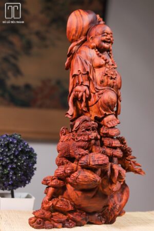 Di Lạc Nhất Nghê Vác Bao Tiền Gỗ Sưa
