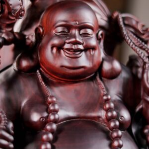Di Lạc Cửu Tiểu Vác Bao Tiền Nhất Nghê Gỗ Tử Đàn