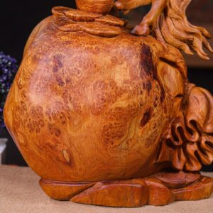 Nhất Mã Đứng Bao Tiền Gỗ Nu Hương