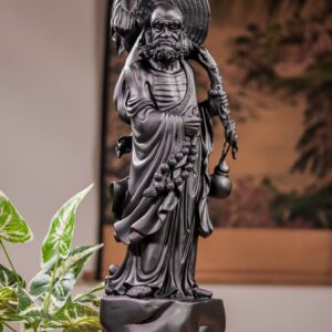 Đạt Ma Sư Tổ Gỗ Mun Sừng Khánh Hoà