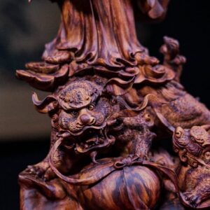 Đạt Ma Thuần Song Nghê Gỗ Sưa