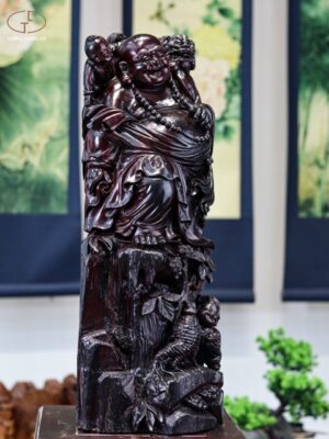Tượng Phật Di Lặc Tử Đàn Tím