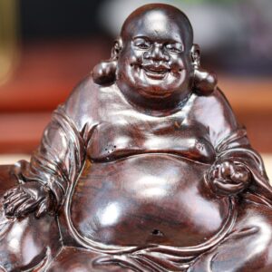 Di lặc bàn trà gỗ trắc