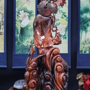Đạt ma phục long gỗ trắc