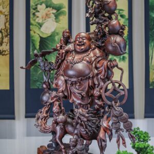 Di lạc đứng gỗ trắc