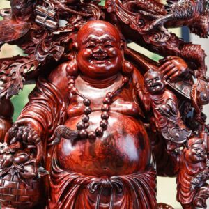 Di lạc long phụng gỗ tử đàn