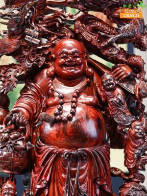Di lạc long phụng gỗ tử đàn