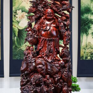 Di lạc long phụng gỗ tử đàn