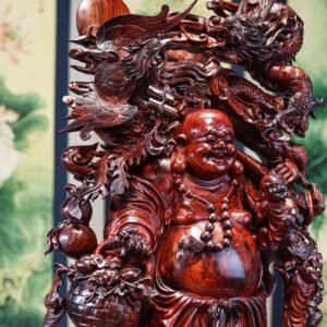 Di lạc long phụng gỗ tử đàn