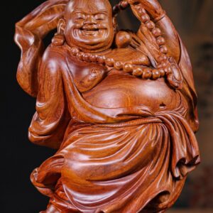 Di Lạc Đứng Bao Tiền Gỗ Nu Hương