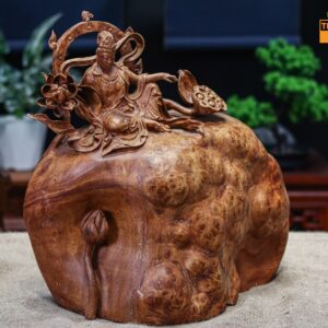 Phật Toạ Sen Gỗ Nu Hương