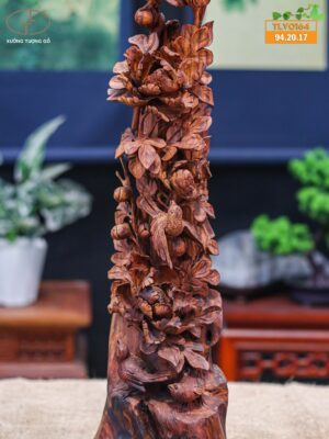 Ngũ điểu châu hoàng gỗ sưa