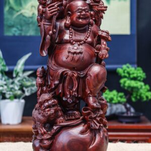 Di lặc ngũ phúc tử đàn đỏ