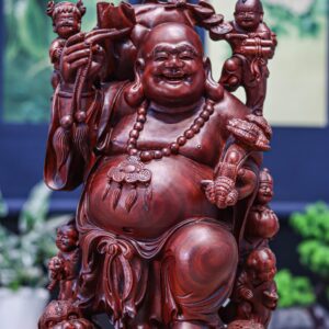 Di lặc ngũ phúc tử đàn đỏ