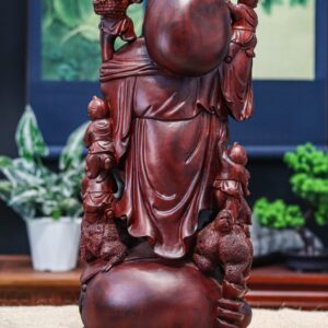 Di lặc ngũ phúc tử đàn đỏ