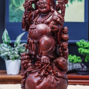 Di lặc ngũ phúc tử đàn đỏ