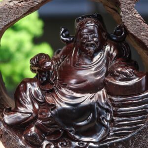 Thần tài gỗ trắc