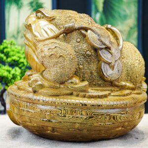 Cóc ngồi giỏ gỗ mun