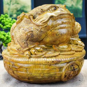 Cóc ngồi giỏ gỗ mun