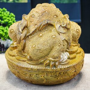 Cóc ngồi giỏ gỗ mun