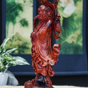 Đạt ma hành khất gỗ trắc