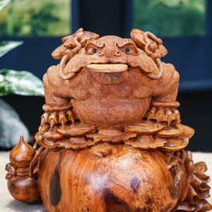 TƯỢNG THIỀN THỪ GỖ NU HƯƠNG