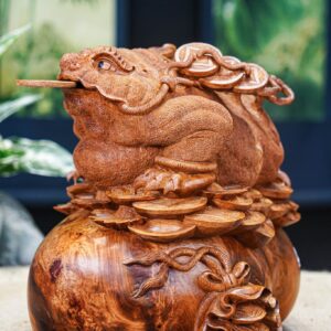 TƯỢNG THIỀN THỪ GỖ NU HƯƠNG