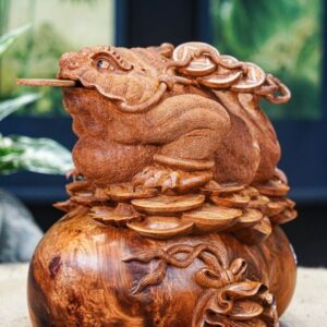 TƯỢNG THIỀN THỪ GỖ NU HƯƠNG