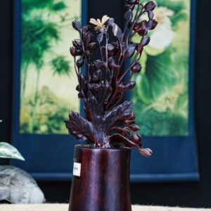 BÌNH HOA LAN GỖ TRẮC