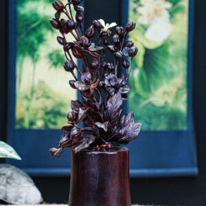 BÌNH HOA LAN GỖ TRẮC