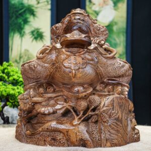 Cóc mẫu tử gỗ mun đuôi công