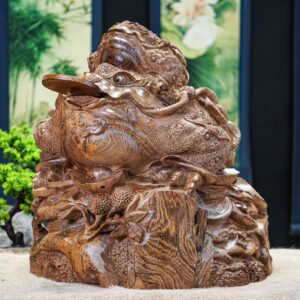 Cóc mẫu tử gỗ mun đuôi công