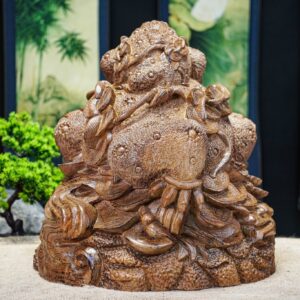 Cóc mẫu tử gỗ mun đuôi công