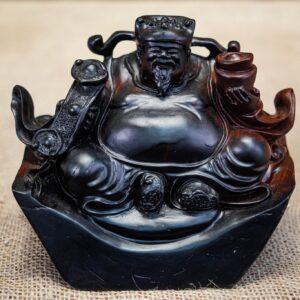 Thần tài để oto gỗ trắc
